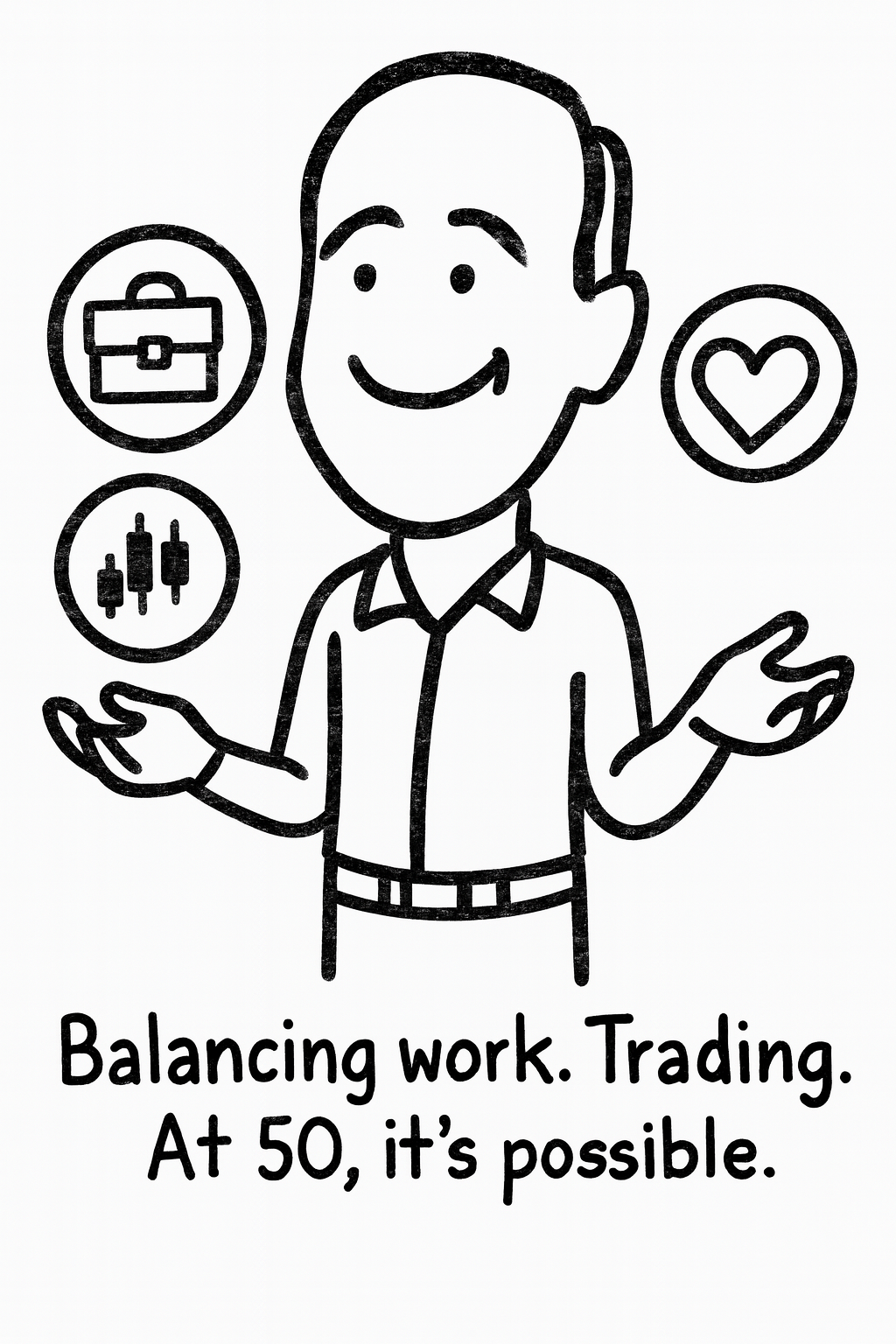 Balancing work. Trading. Life. At 50, it’s possible