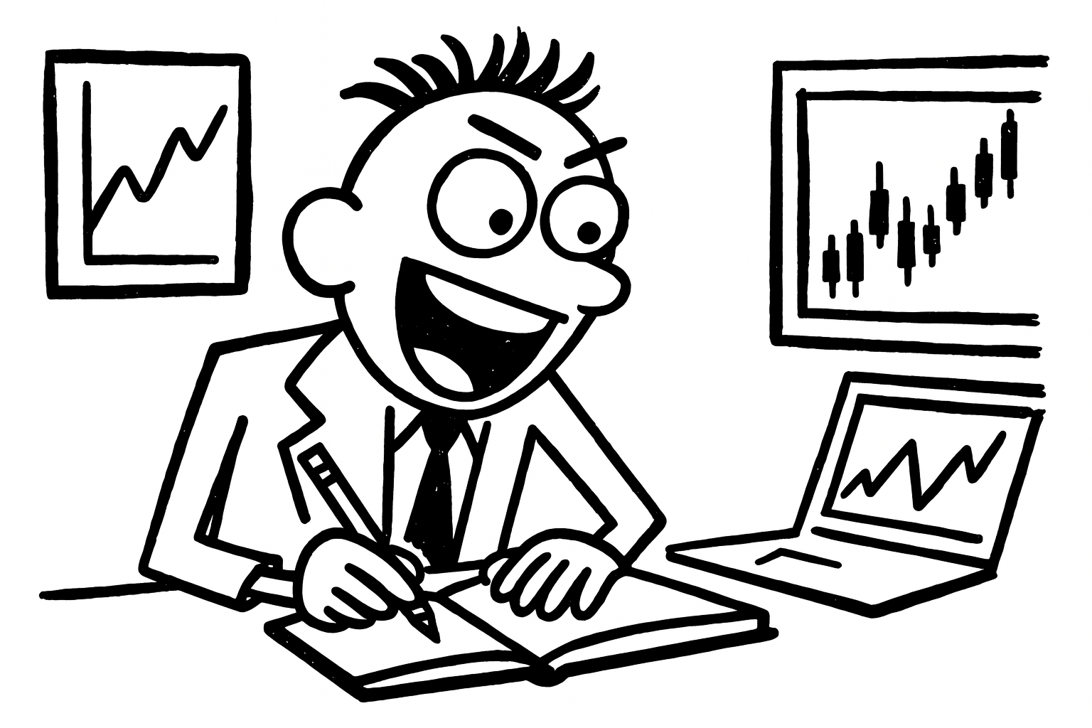 trader writing in a trading mindset journal for consistent profits